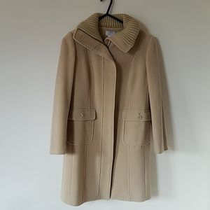 Ann Taylor Loft camel color elegant peacoat